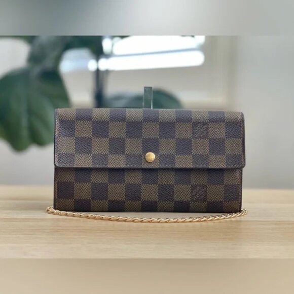 Louis Vuitton Handbags - ❤️ Authentic Louis Vuitton Damier Ebene Sarah Wallet
